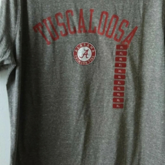 Crimson Tide Alabama T-shirt  Grey - Size (XL) - Picture 4 of 8